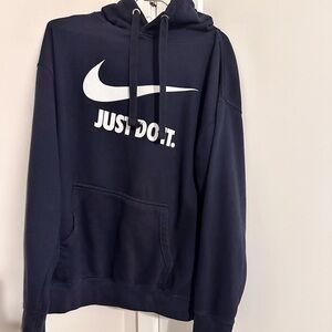 Nike hoodie Large Navy.